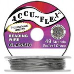 1m Beading Wire clear coated 0.61mm