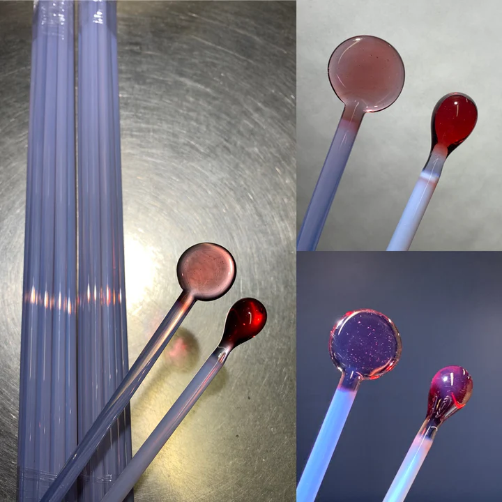 Greasy Glass Boro Glass Rod GG33-281 Light Phoenix Rod/ 1st