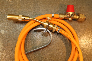 Hot Head Brennerset mit 2,5 Bar Propan Druckminderer