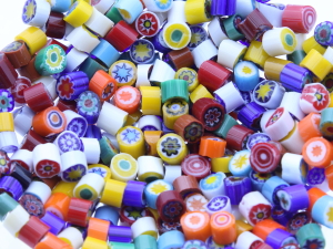 30 grams Millefiori Mix Opaque 5-6 mm 164.50 €/kg