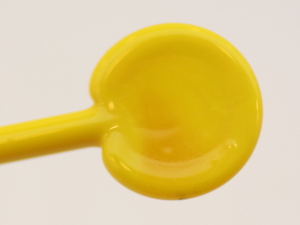 1 metre (approx. 60 grams) 591-404 (4-5 mm) Yellow Lemon Light - dark batch (see picture)!!! 40.30 €/kg
