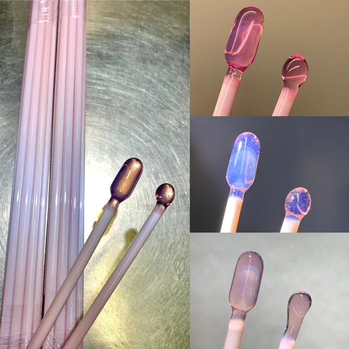 Greasy Glass Boro Glass Rod GG33-141 Shifty Peach Light Opal(CFL Color)/ 2nd 0,23€/g