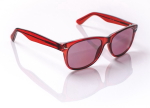 Wale 11-1026ER-SB-2 Dark Red 'Geek' Designer Frame Safety Glasses