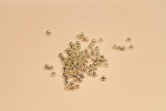 100 Crimp Beads - Silver Plated