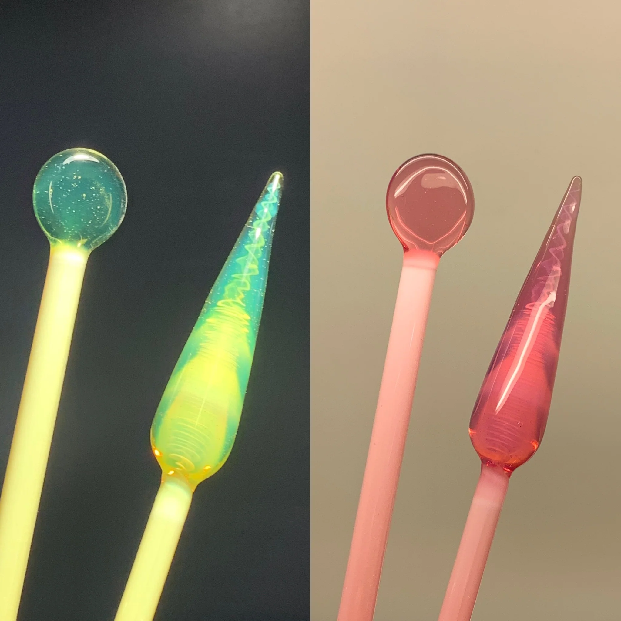 Greasy Glass Boro Glass Rod GG33-113 Yoshi Milky (CFL Color)/ B 0,28€/g